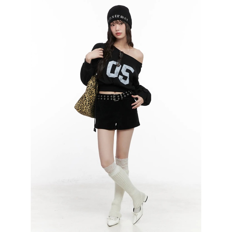 Corduroy Shorts CN510 Black S