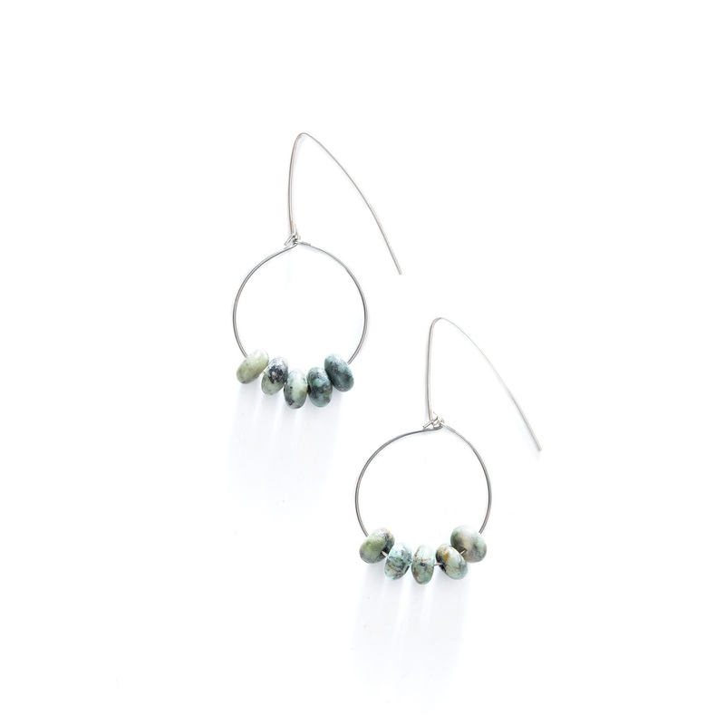 Abacus Earrings Print/Pattern