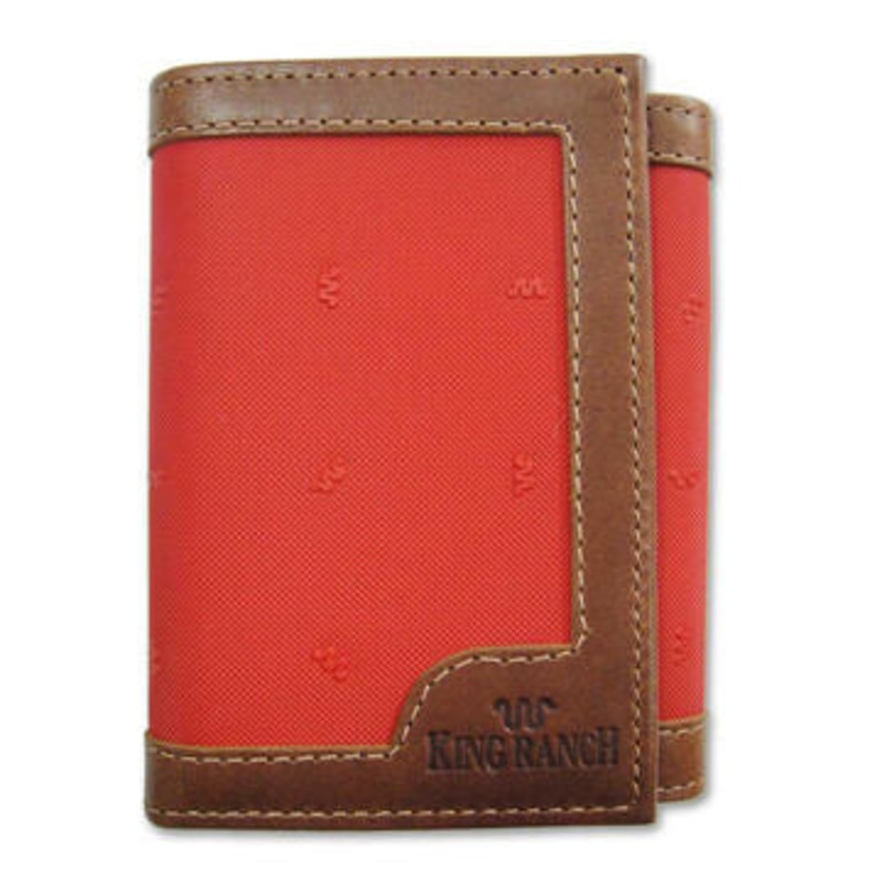 Tri-Fold Wallet – Canvas Red