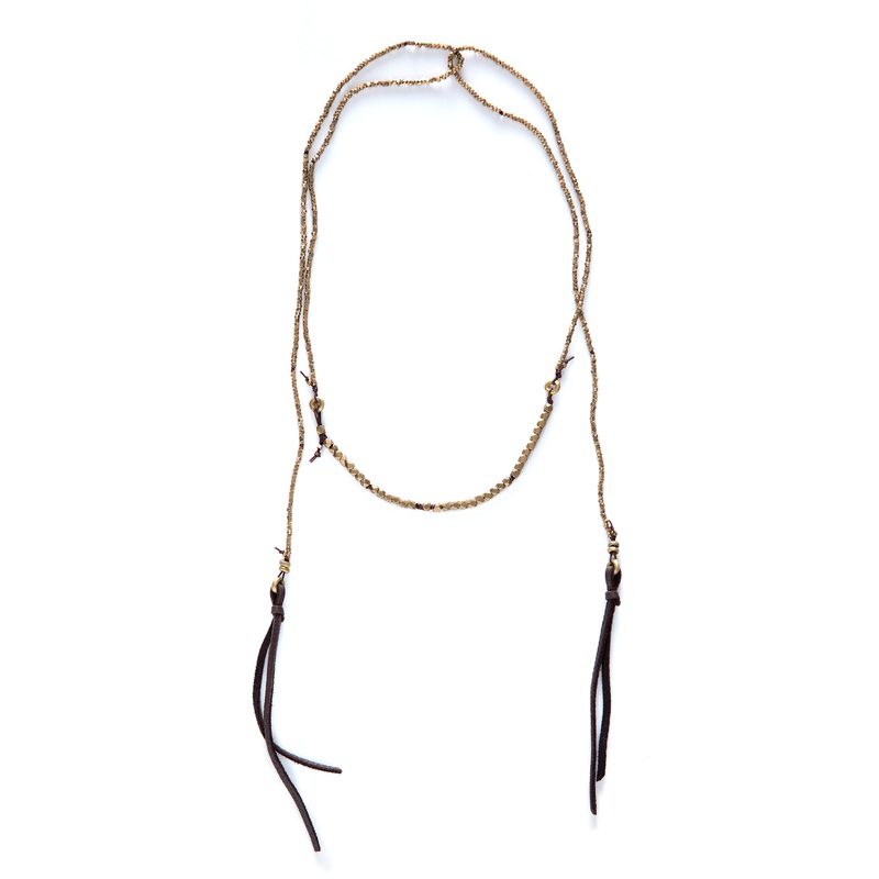 Zion Leather And Brass Lariat Print/Pattern