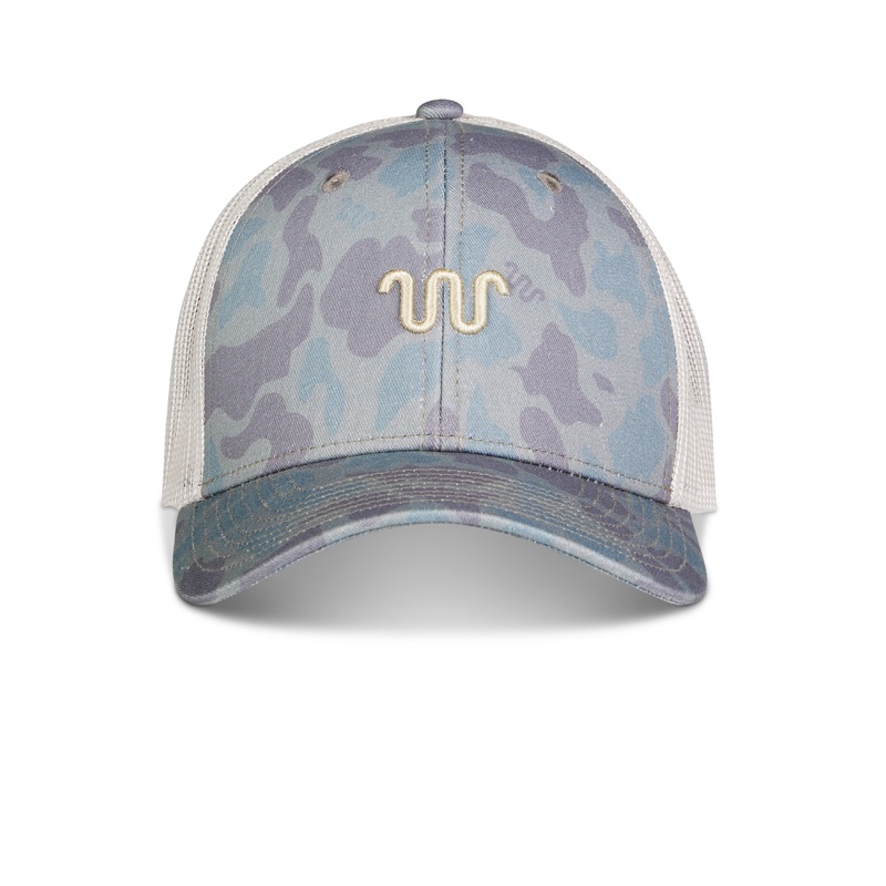 Duck Camo Curved Bill Meshback Snapback