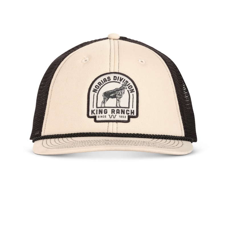 King Ranch Norias Division Curved Bill Cap Cream