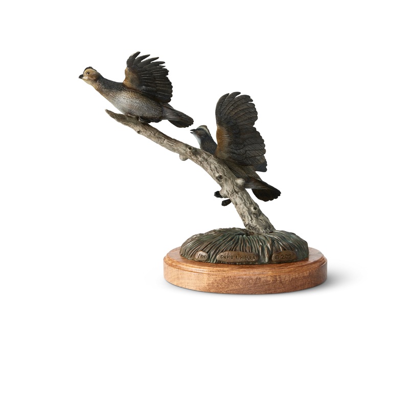 “Spring Pair” Bronze Sculpture by David Hibler