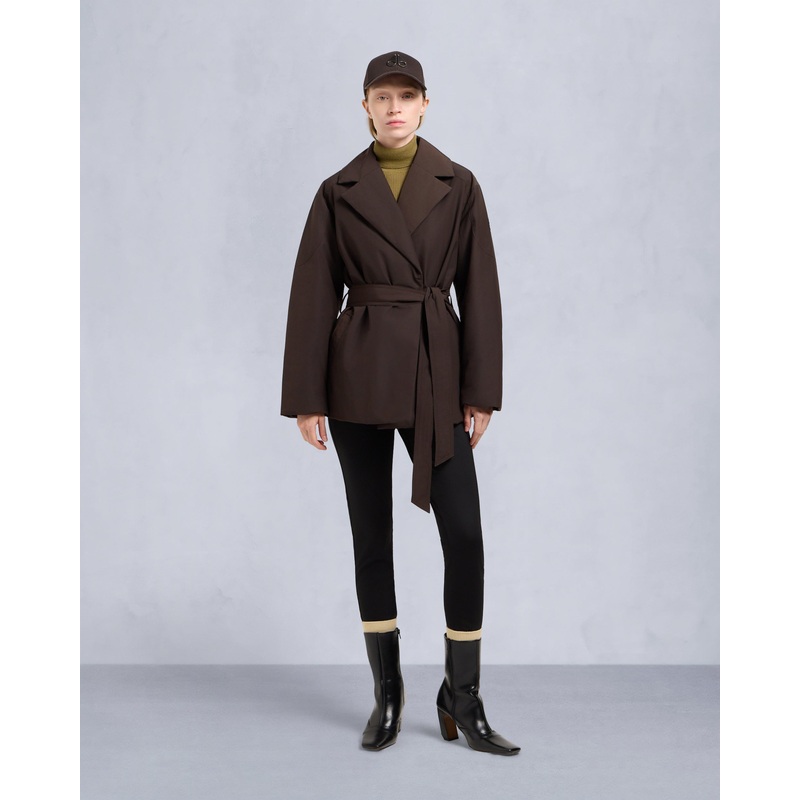 LONSDALE SHORT WRAP JACKET ESPRESSO XXS