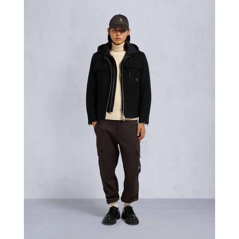 SNOWDON SHIRT JACKET BLACK XS