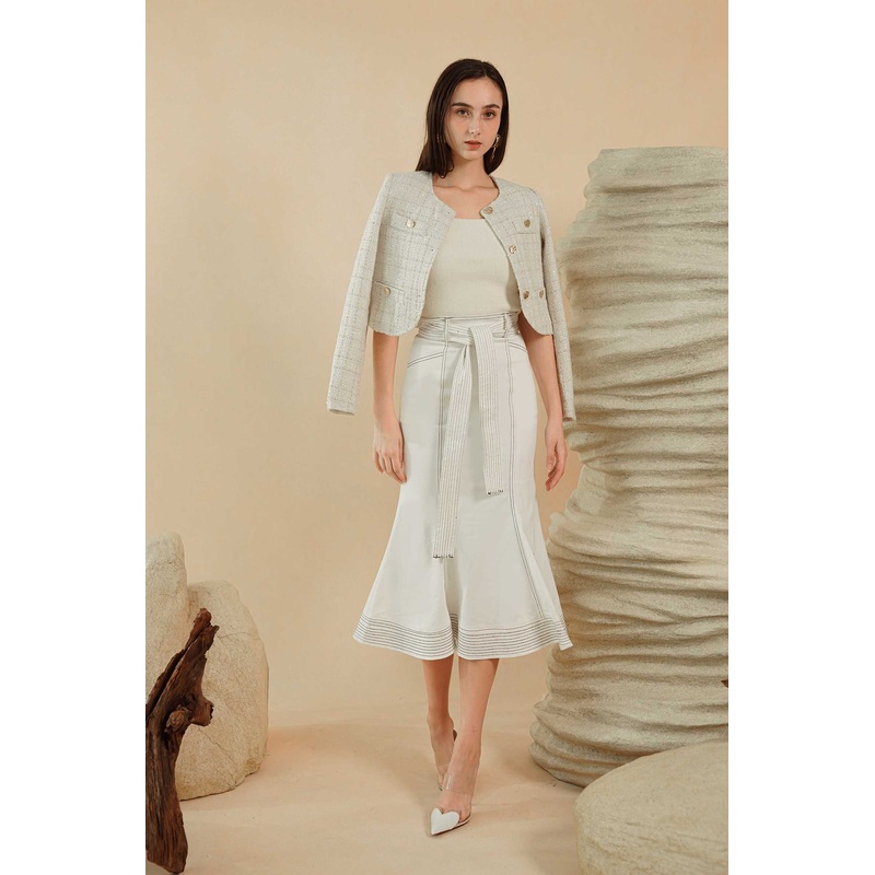 Demujuire Skirt (White) XS White