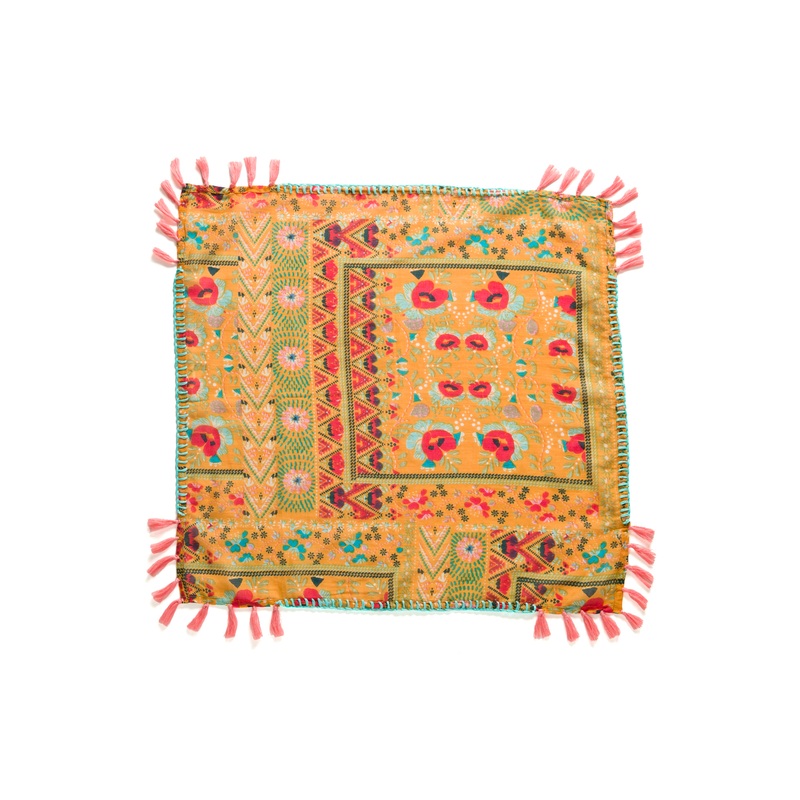 Abilene Tassel Bandana Mango One Size