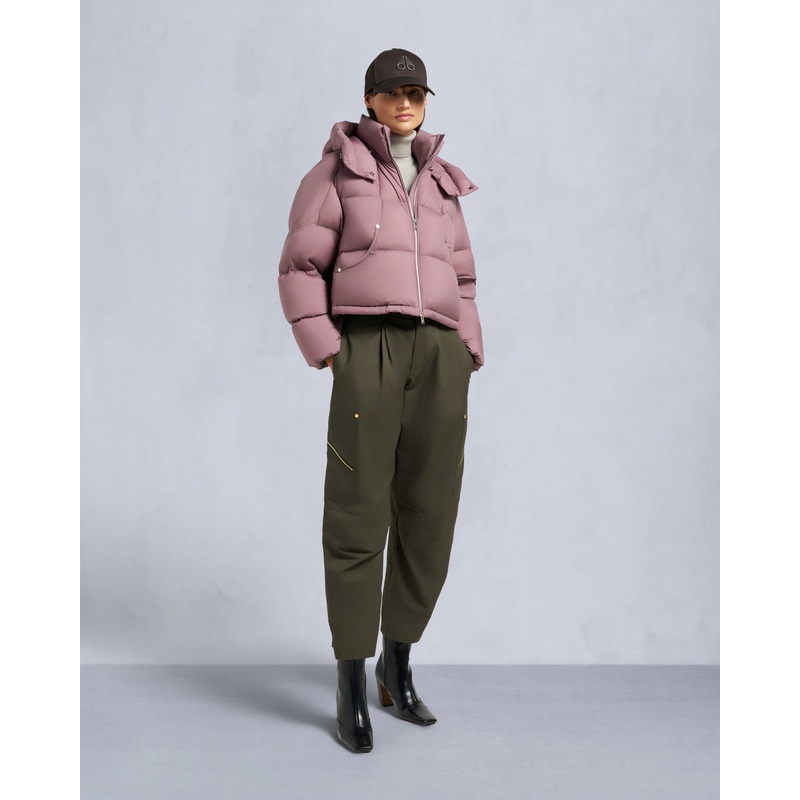 AKAI CROPPED PUFFER ESPRESSO XXS