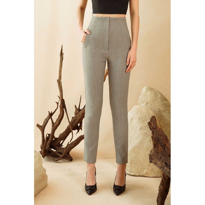 Deqior Peg Pants (Stone) XS Stone