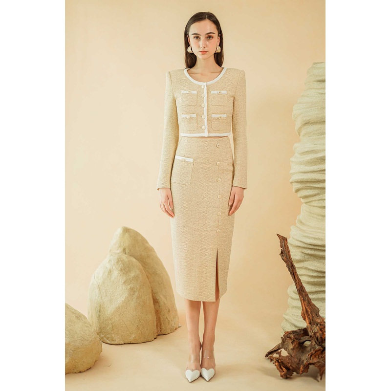 Doez Skirt (Gold) XS Champagne