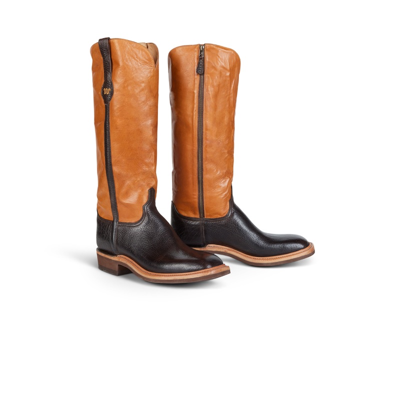 King Ranch Lucchese Snake Boot – Bison TAN 6.5D Width