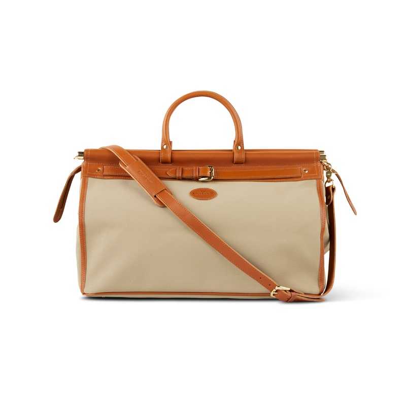 Belted Dowel Duffle TAN