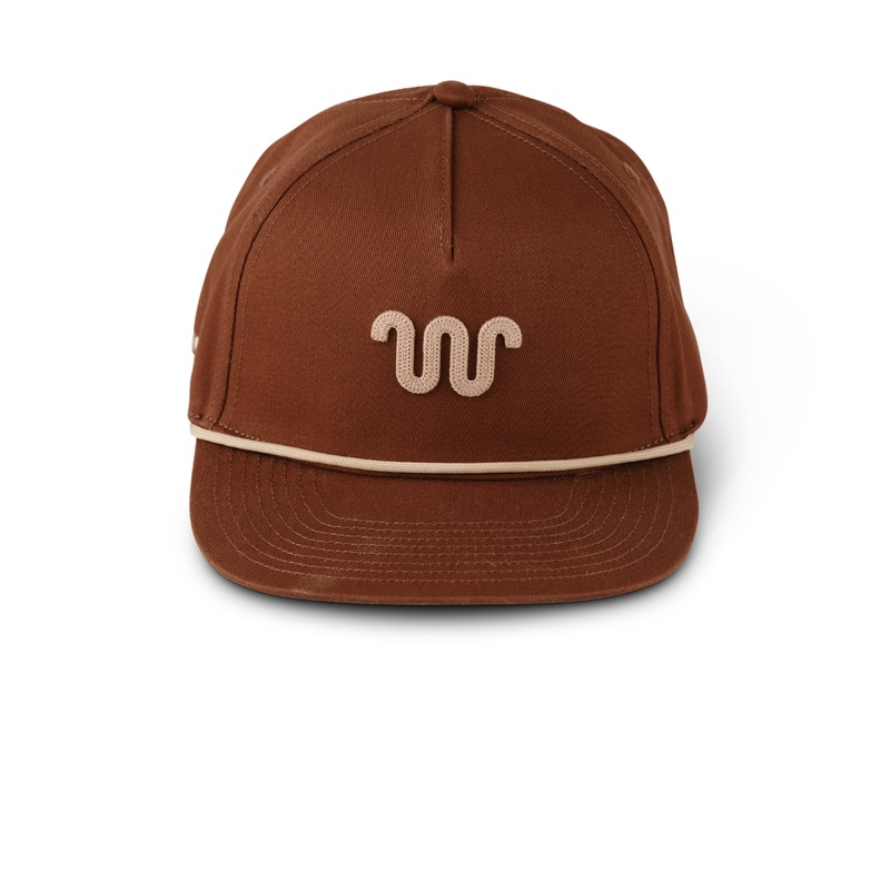 Embroidered W Cap Chocolate