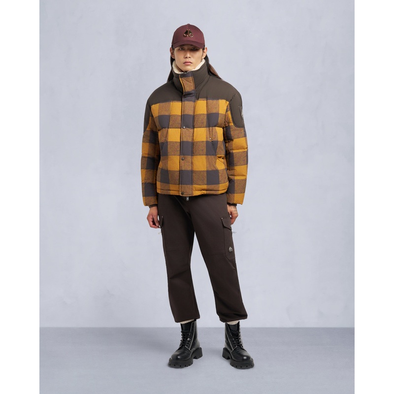 EVEREST PUFFER BUTTERSCOTCH PLAID XS