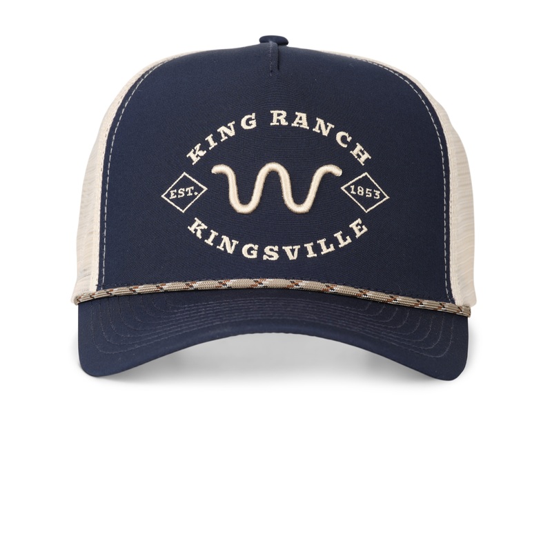 5 Panel Curvebill Mesh Back Cap BLUE