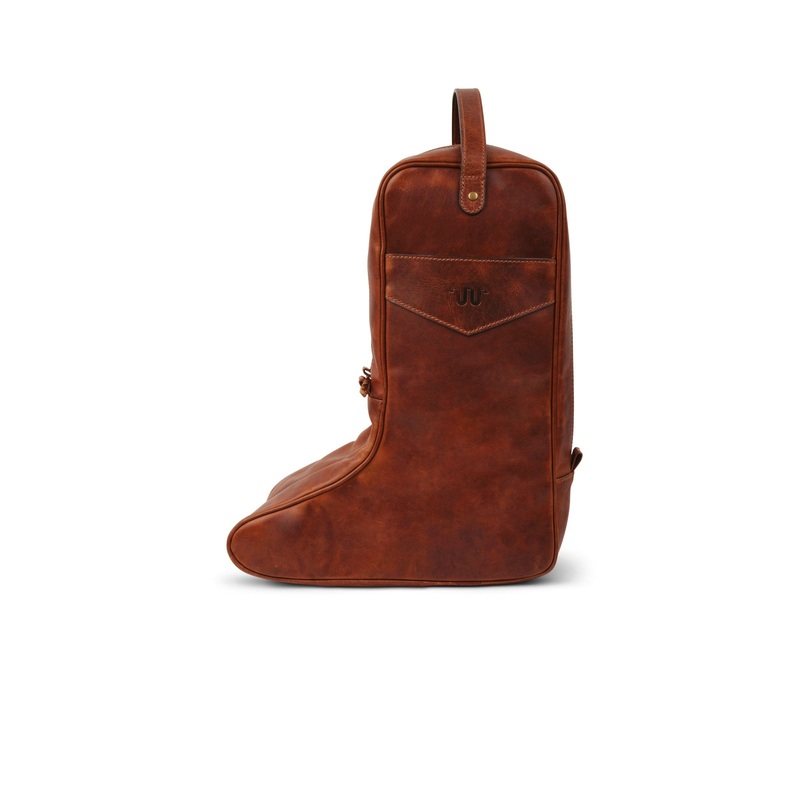 Kineo Leather Boot Bag COGNAC
