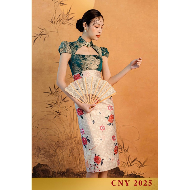 Yan Mei Qipao (Emerald) XS Emerald