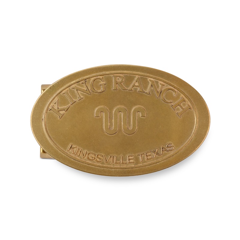 Saddle Stamp Brass Buckle GOLD