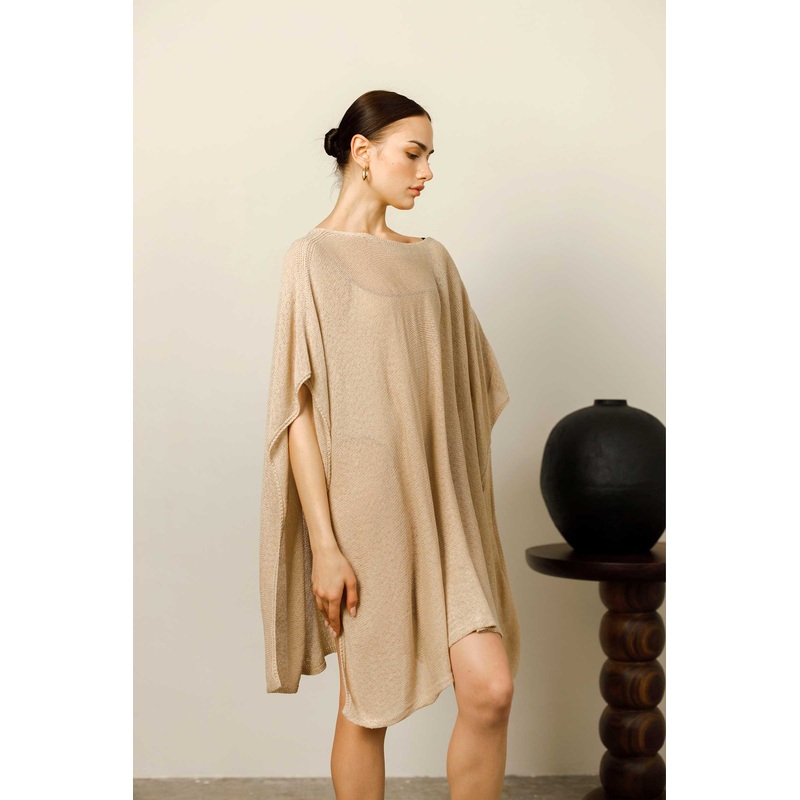 Doma Poncho (Sand) One Size Sand