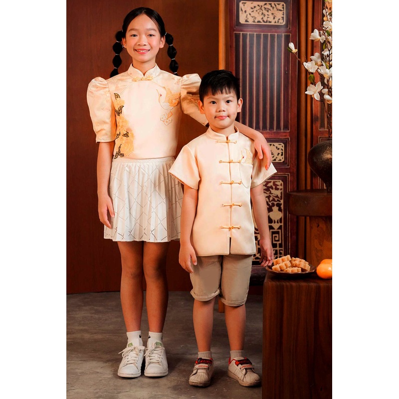 Yize Kids Shirt (Gold) S Gold