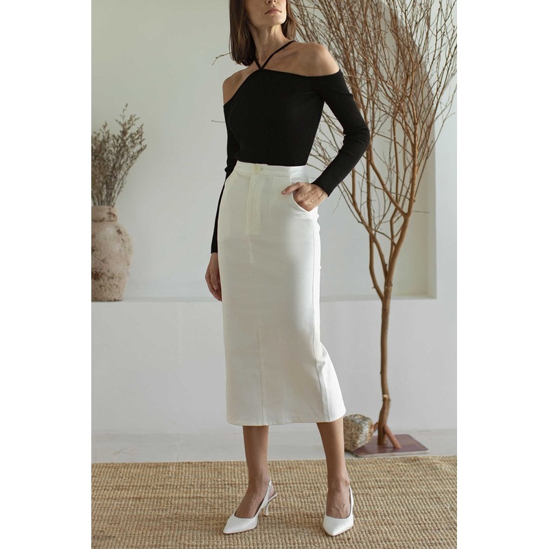 Dimioza Skirt (White) XS White