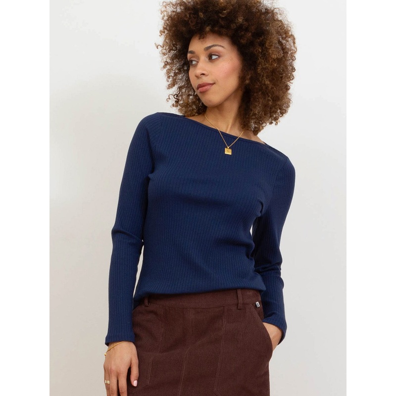 Ashington boat neck jersey top 6