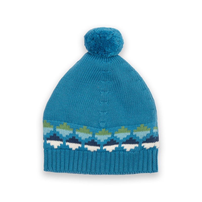 Hygge cosy hat blue 0-12 months