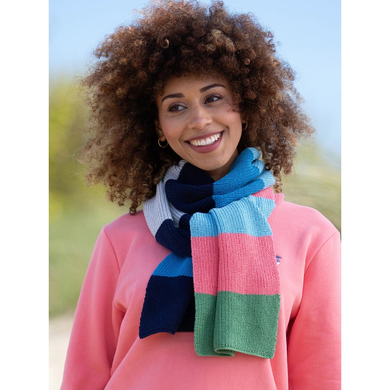 Cliff knit scarf moonbow One Size