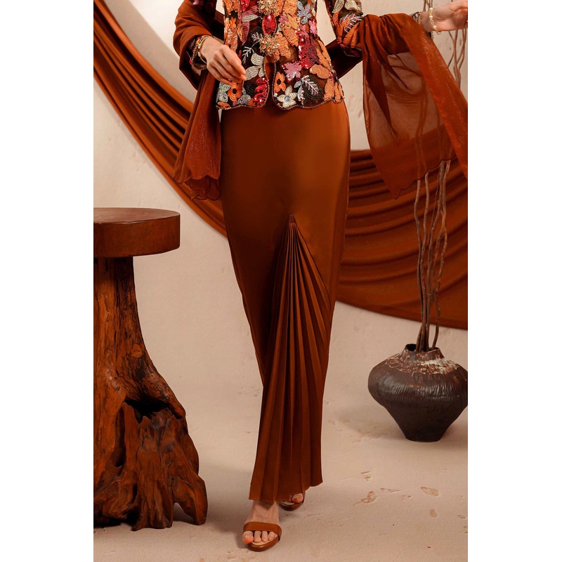 Rania Kebaya Skirt (Rich Brown) XS Rich Brown