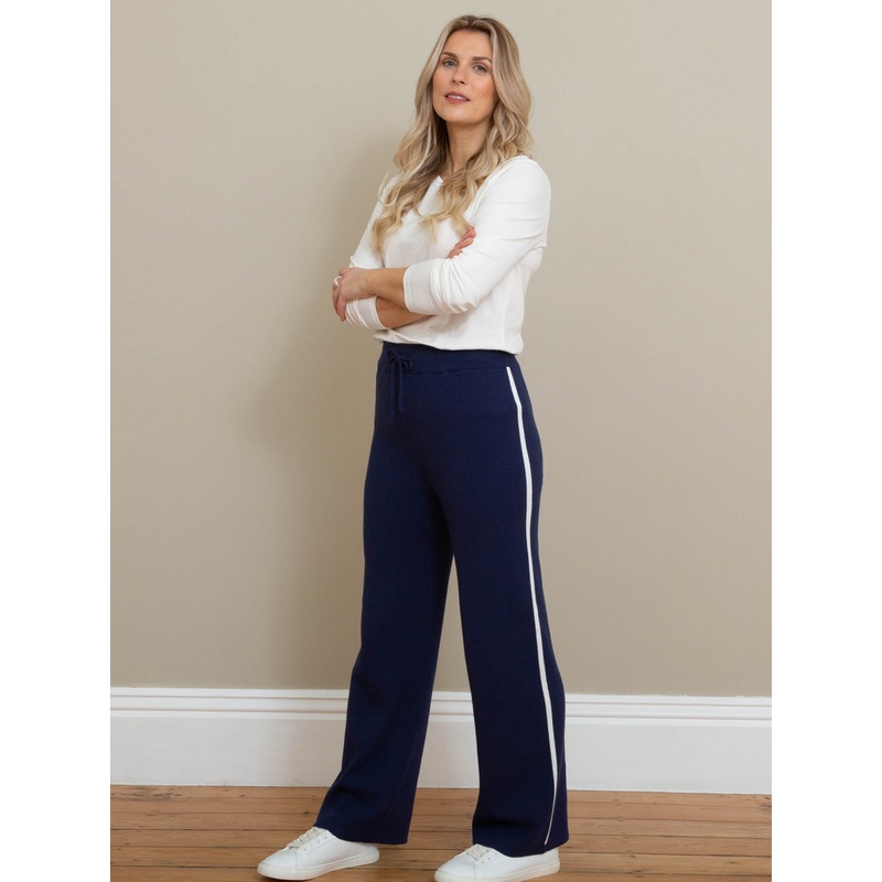 Wynford wide leg knit trousers XS