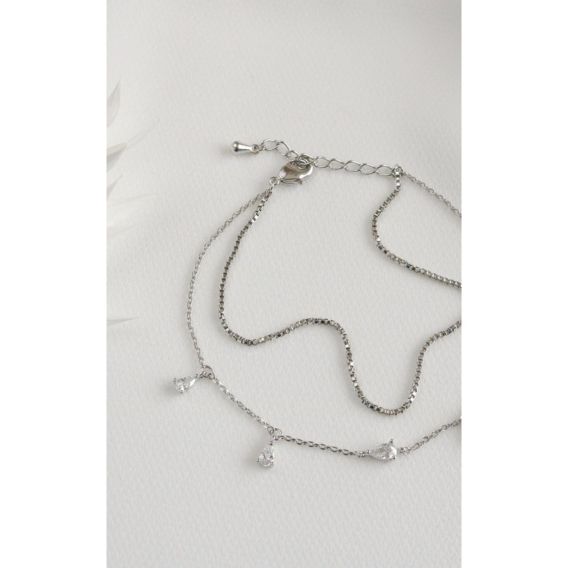 Statement Grey – Francesca Bracelet
