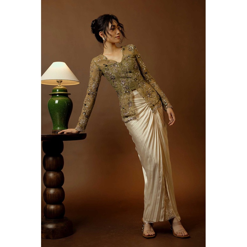 Anggun Kebaya Top Only (Green) XS Green