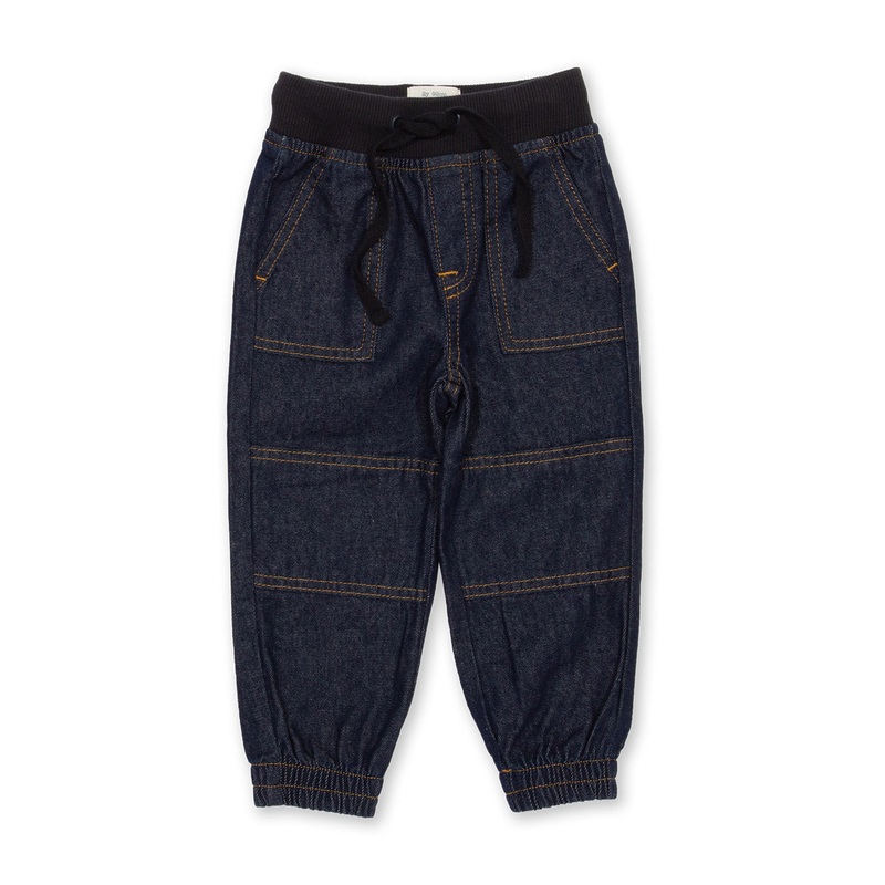 Denim joggers 0-3 months