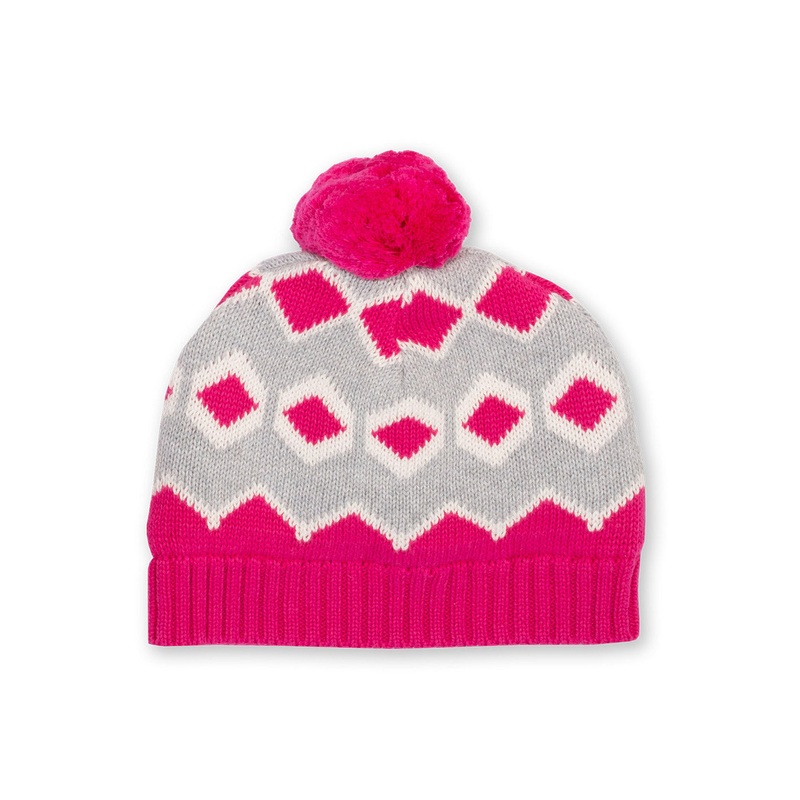 Jurassic cosy hat pink 0-12 months