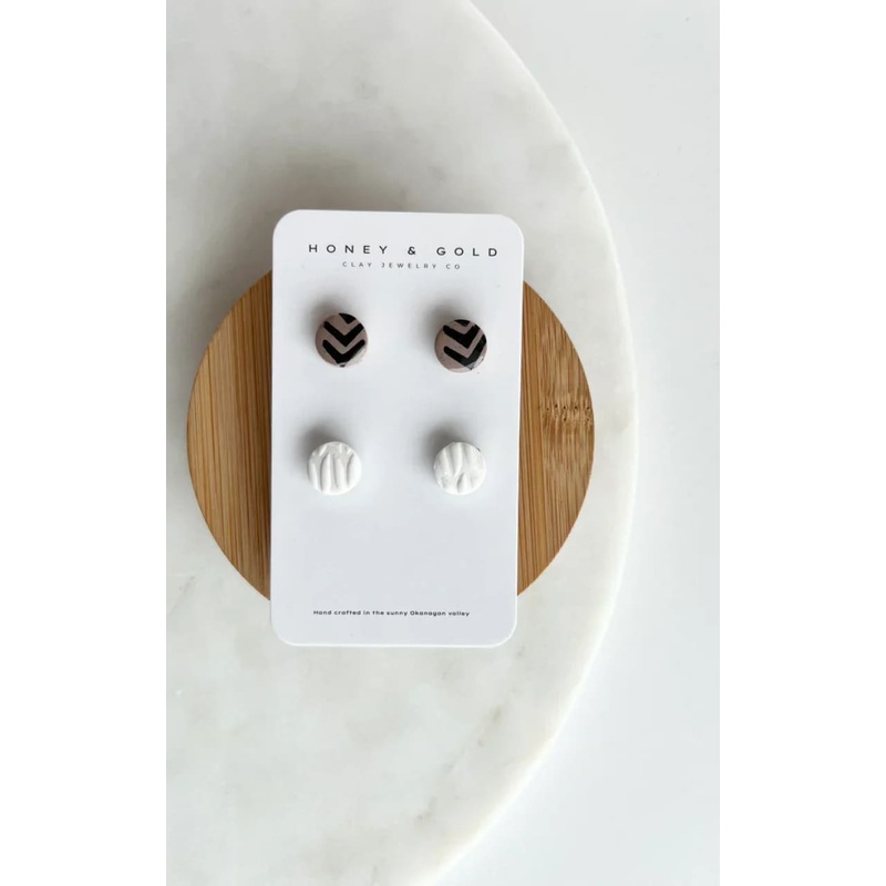 Honey & Gold Jewelry Co- Nomad Stud Earrings