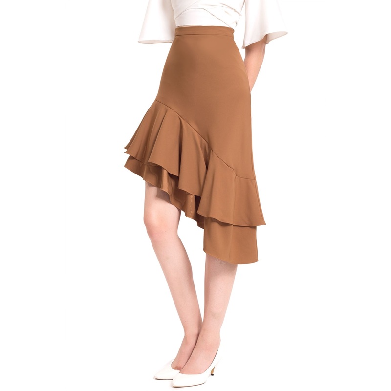 Derliiwa Skirt (Brown) XS Brown