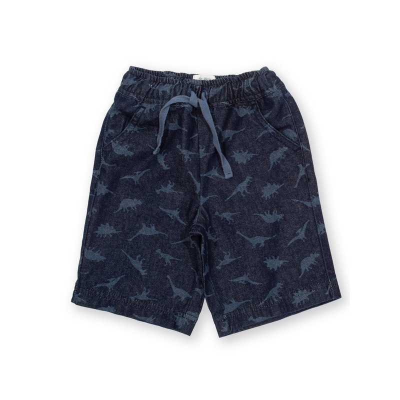 Dino denim shorts 0-3 months