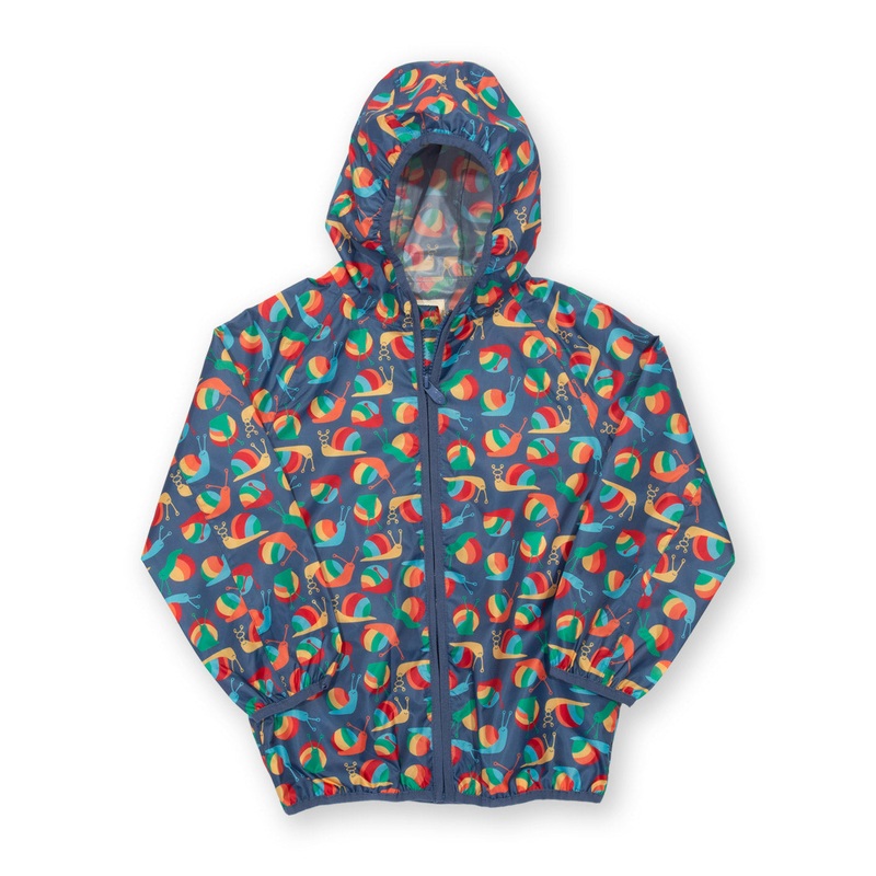Rainbow snail puddlepack jacket 9-12 months