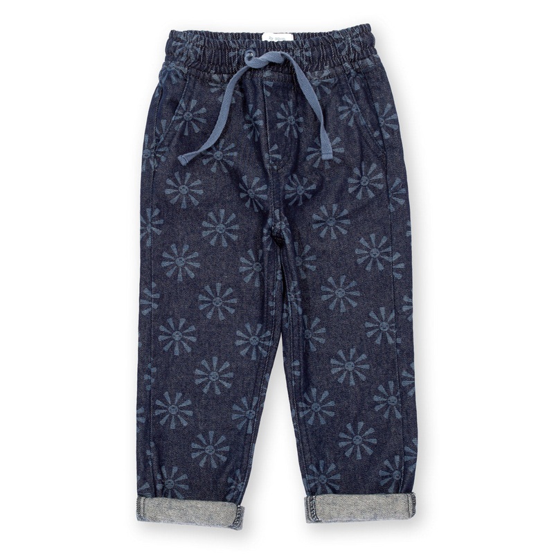 Smiley sun denim pull ups 0-3 months