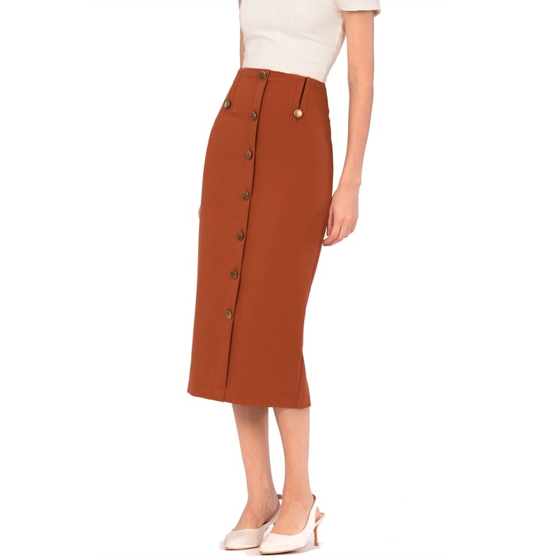 Derkate Skirt (Brown) XS Brown