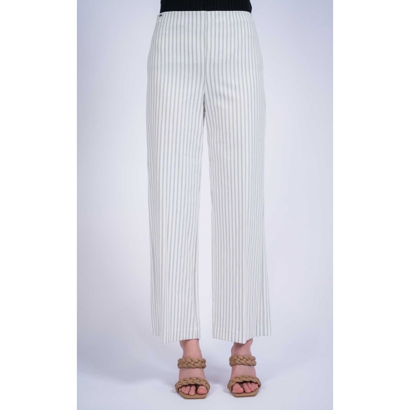 Lisette- Double Pinstripe Wide Leg Pant 28″ 2