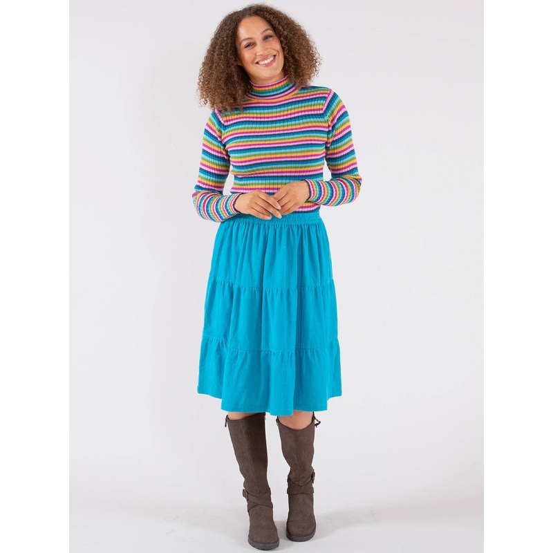 Shell Bay cord skirt XS