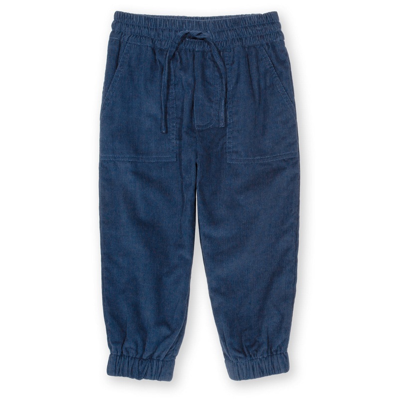 Cosy cord pull ons navy 0-3 months
