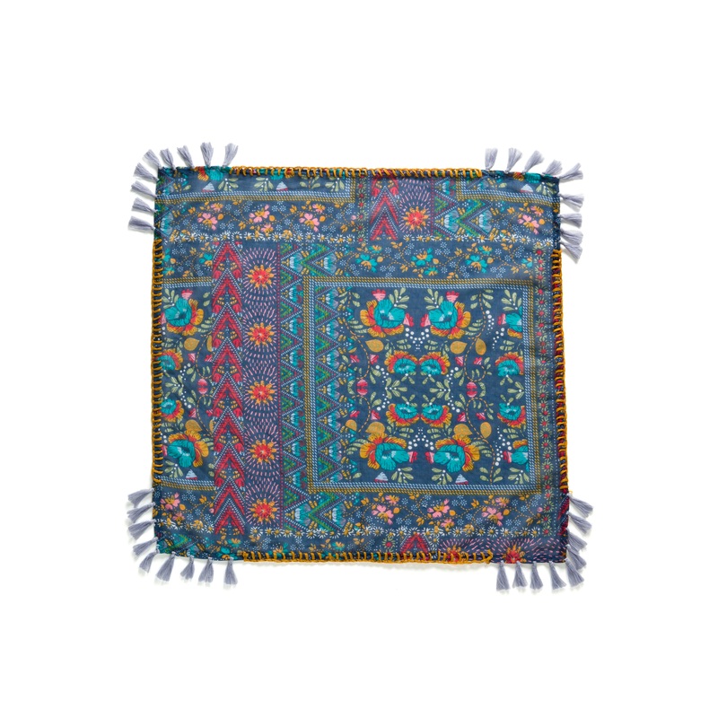 Abilene Tassel Bandana Indigo