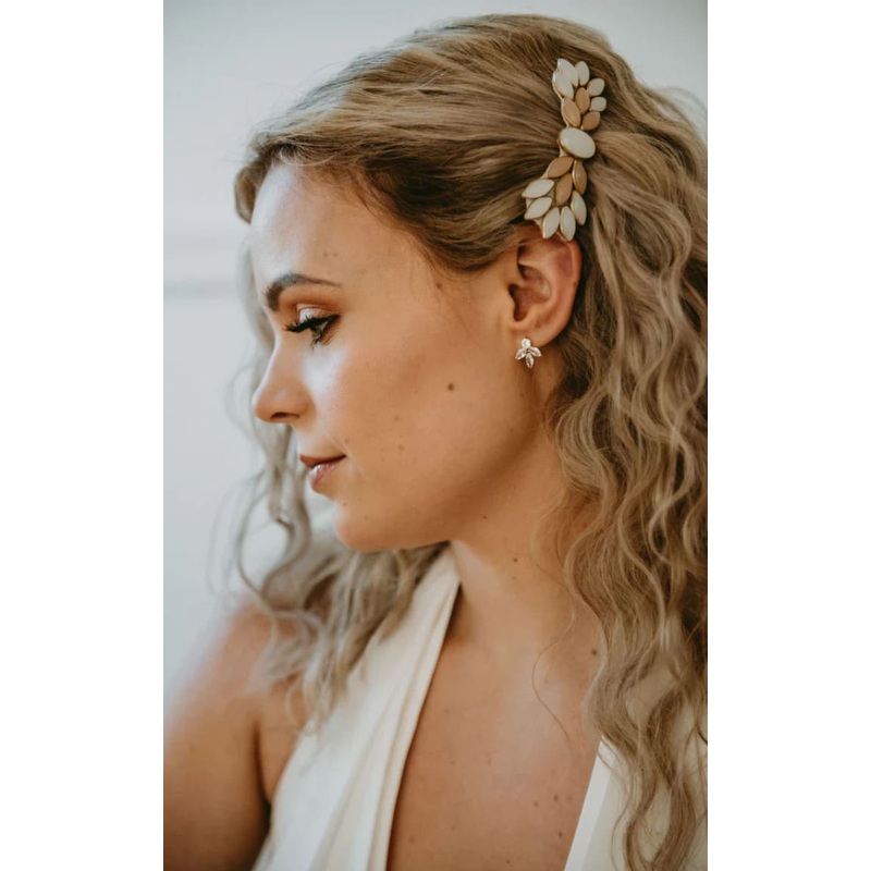 Luna + Stone- Avignon Earrings Gold