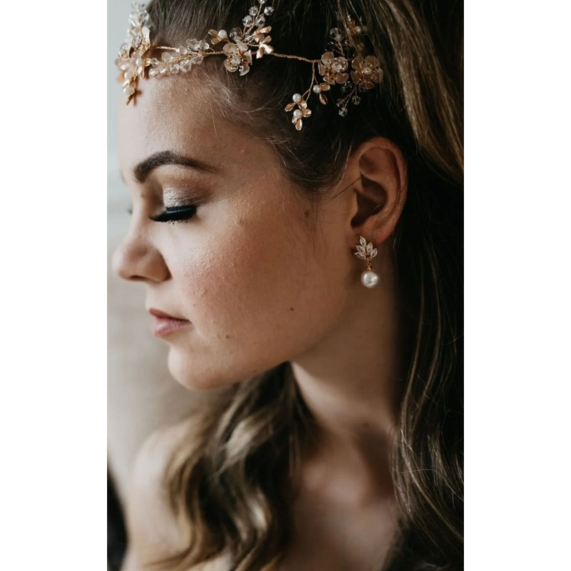 Luna + Stone- Parker Earring Gold