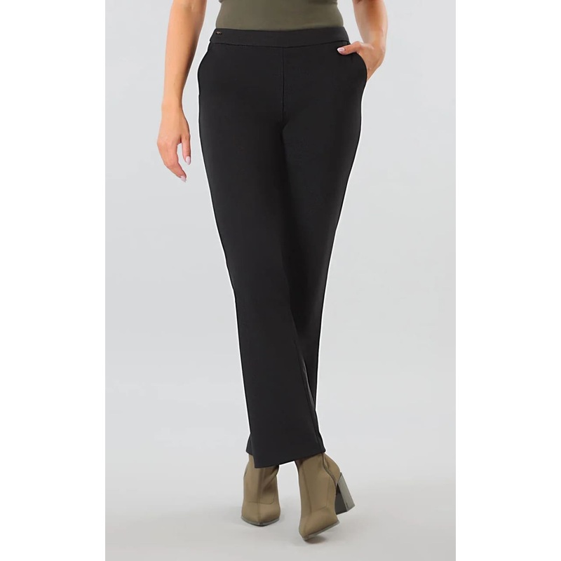Lisette- Kathryne Straight Trouser with Pockets 31″ Inseam 0