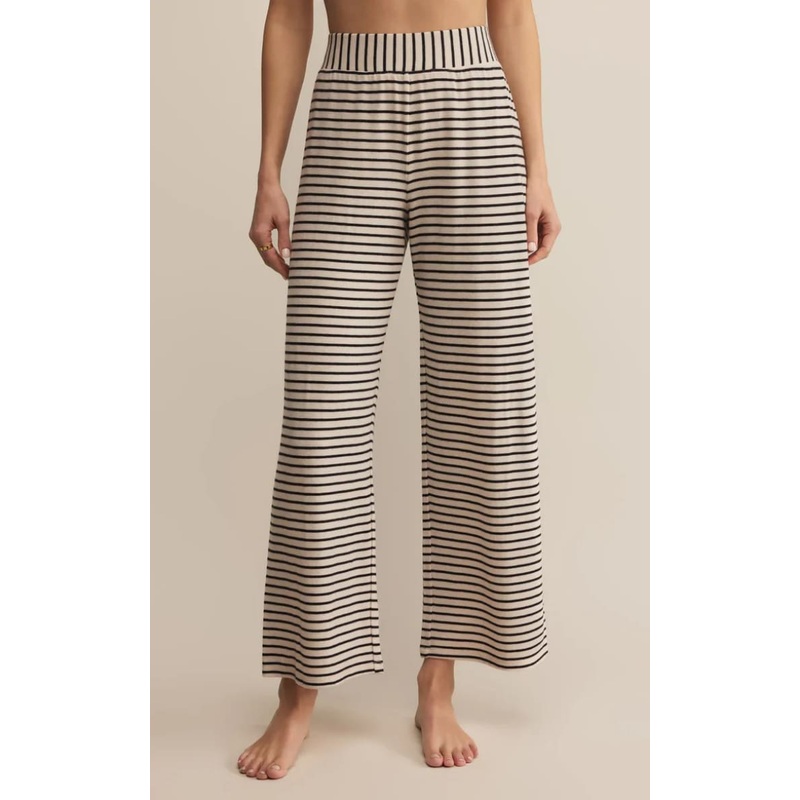 Z SUPPLY- Luxe Stripe Pant in Crystal XS