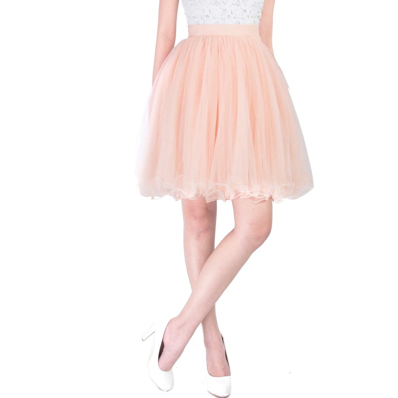 Dherlyn Skirt (Peach) XS Peach