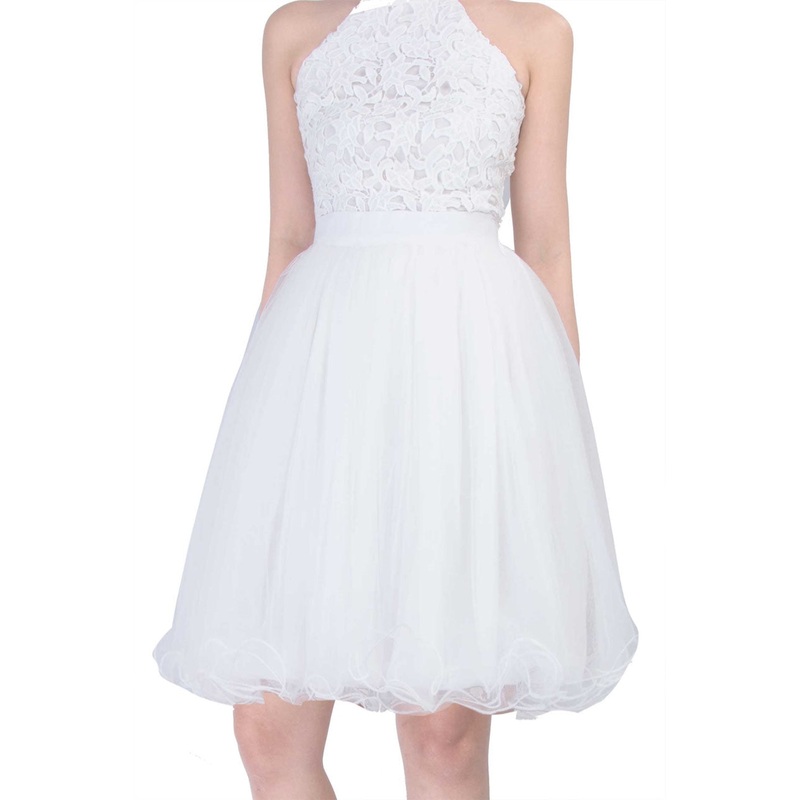 Dherlyn Skirt (White) XS White